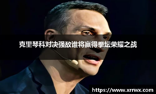 克里琴科对决强敌谁将赢得拳坛荣耀之战